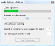 Audio Detector screenshot